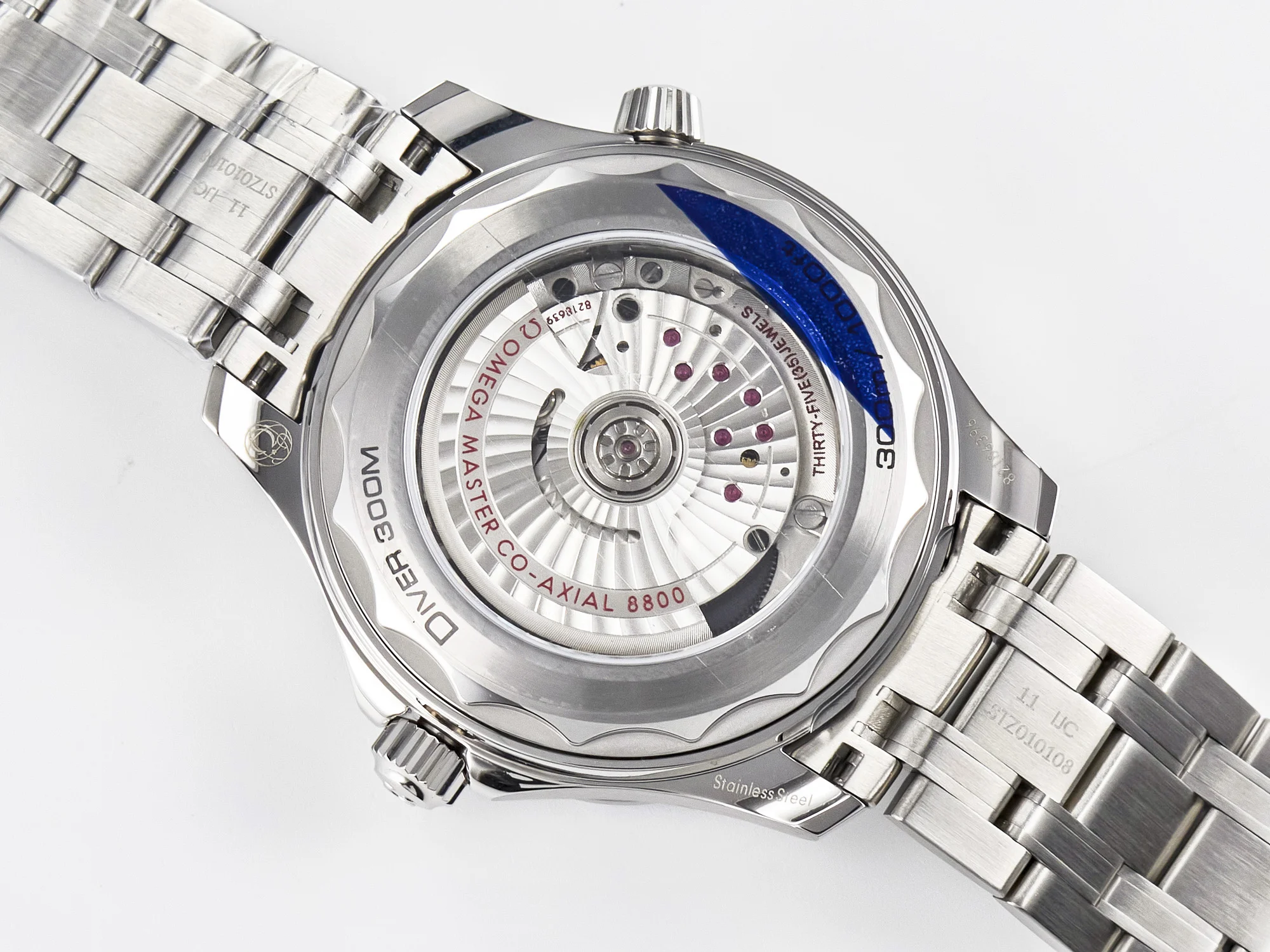 2018 Seamaster Diver 300M VSF 1:1 Best Edition Blue Ceramic Blue Dial on SS Bracelet A8800 V2