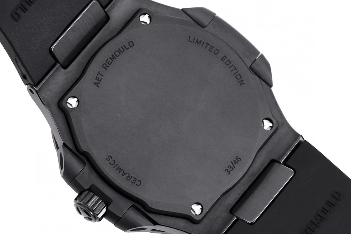 AET Nautilus 5711 Black Dial Black Ceramic