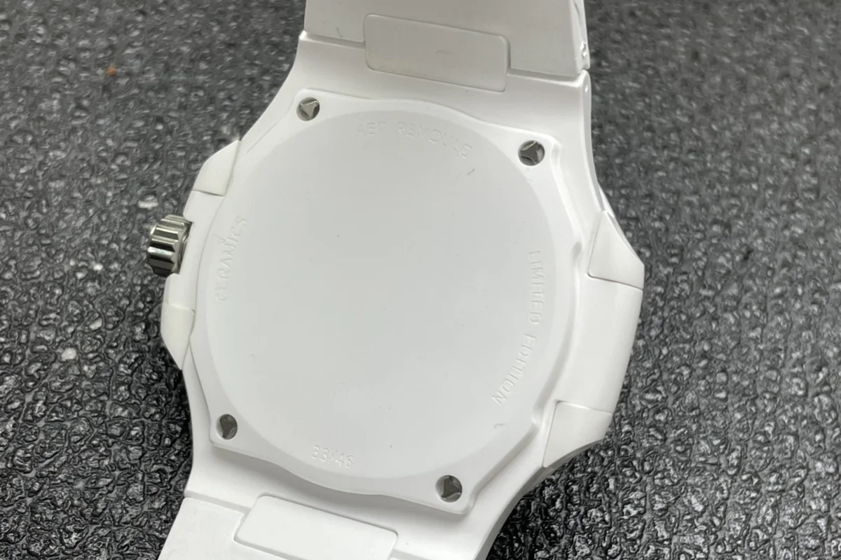 AET Nautilus 5711 White Dial White Ceramic