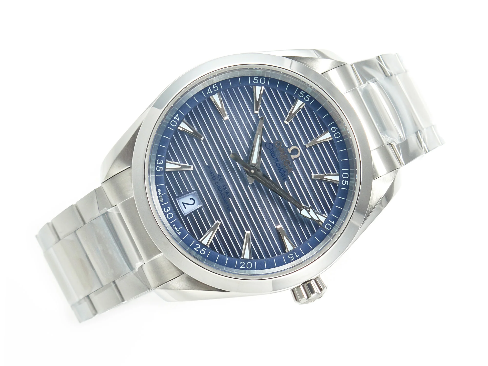 Aqua Terra 150M 41mm VSF 1:1 Best Edition Summer Blue Dial on SS Bracelet A8900 Super Clone
