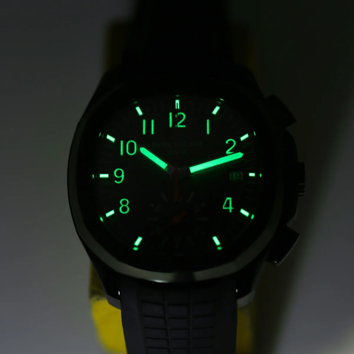 Aquanaut 5968G-001 Blue Dial on Blue Rubber Strap in Steel