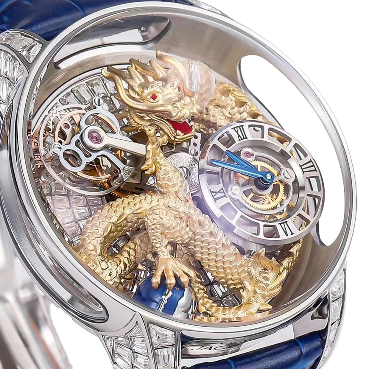Astronomia Gold Dragon White Gold with Diamonds