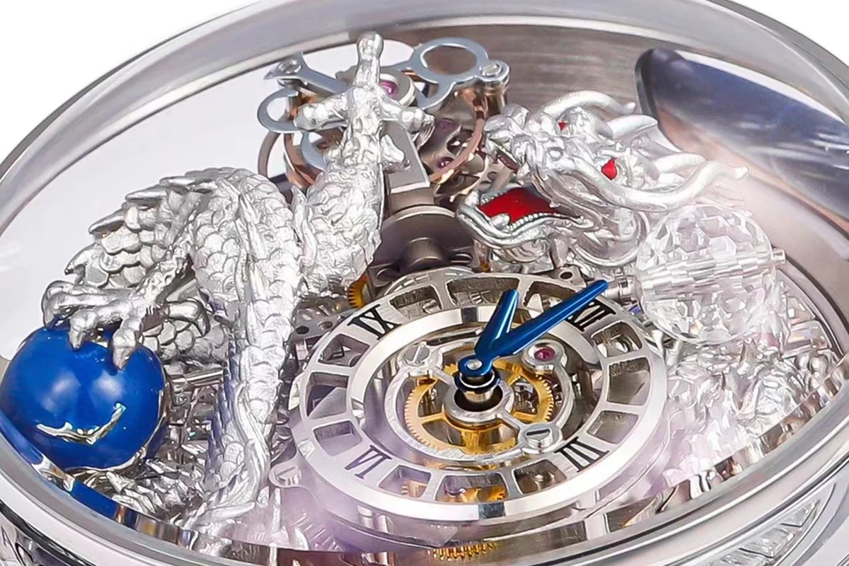 Astronomia Silver Dragon White Gold with Diamonds