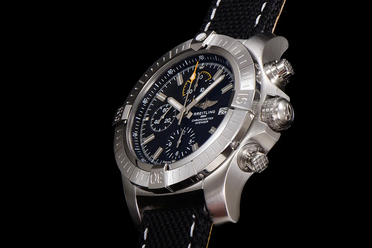 Avenger Bandit Black Dial in Steel