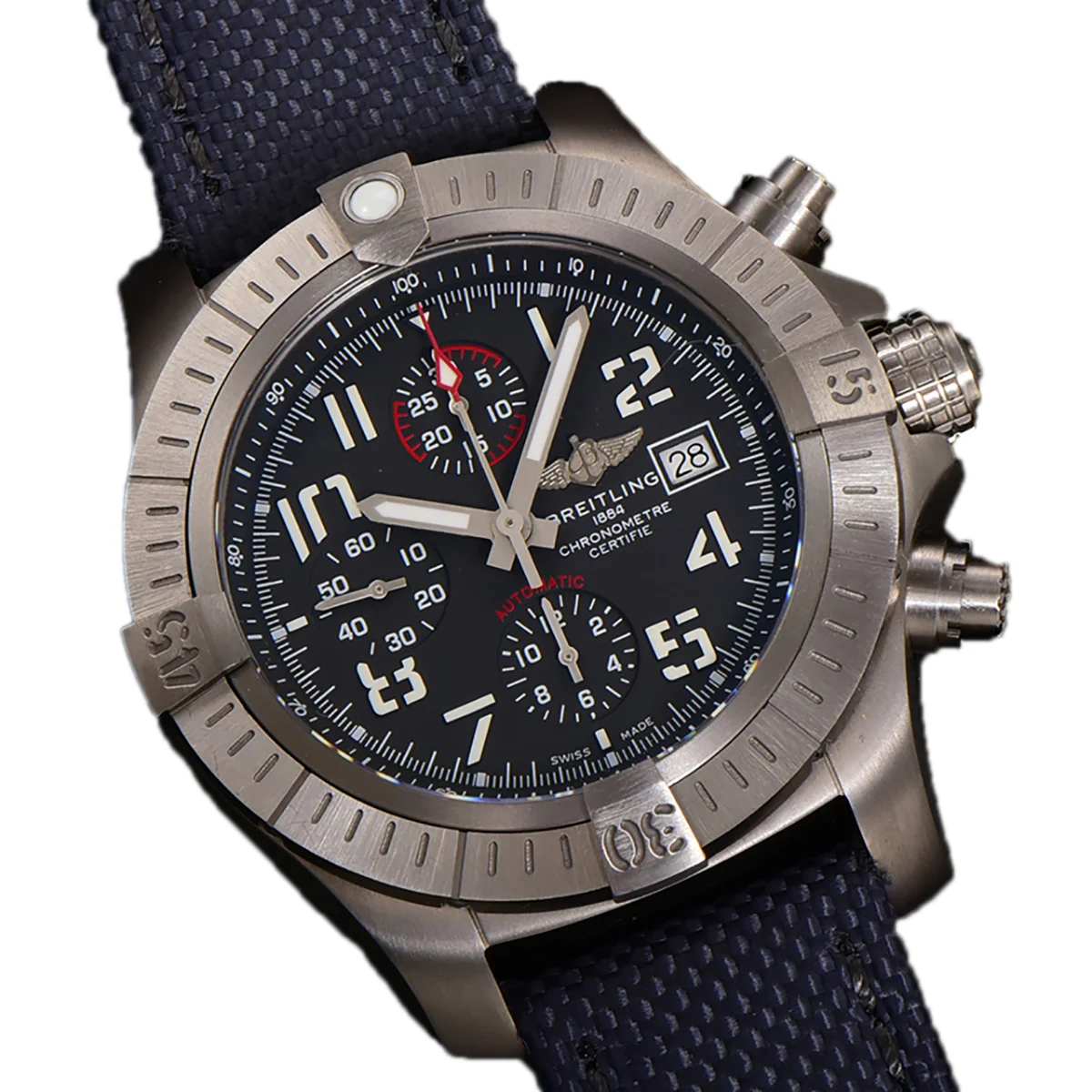 Avenger Bandit Black Dial in Titanium