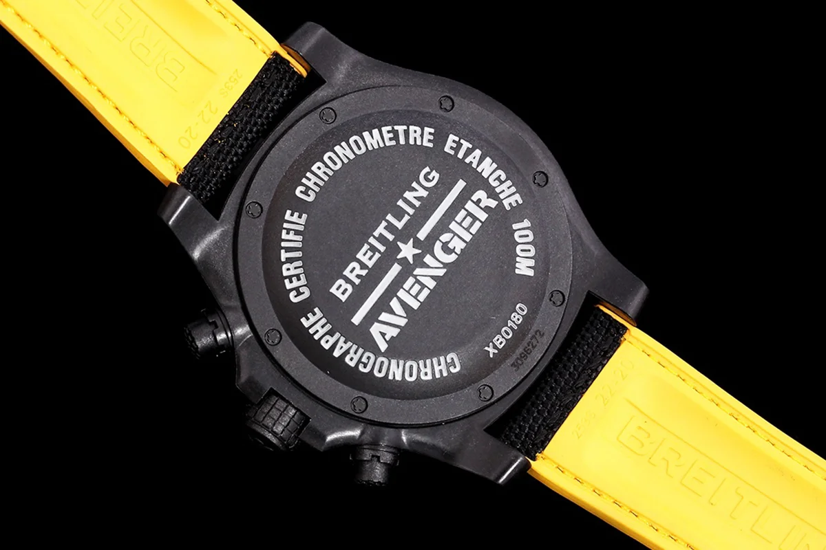 Avenger Hurricane Yellow Dial on Black/Yellow Nylon Strap