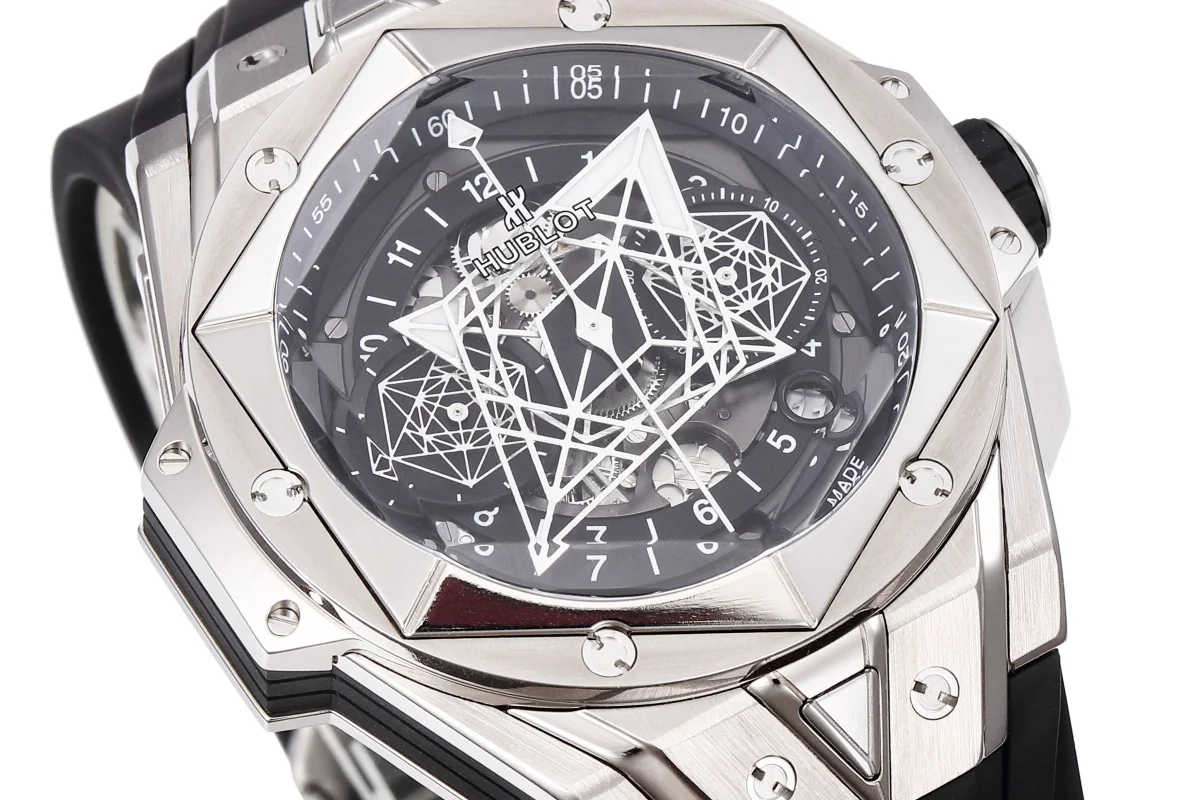 Big Bang Sang Bleu II Black Dial in Titanium