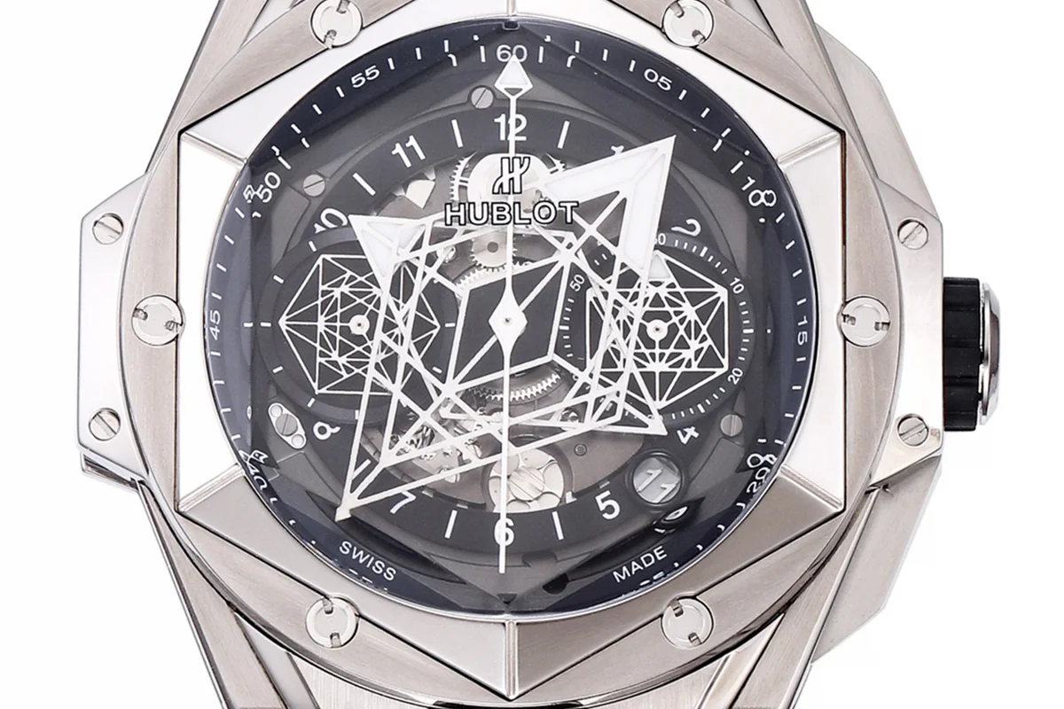 Big Bang Sang Bleu II Black Dial in Titanium