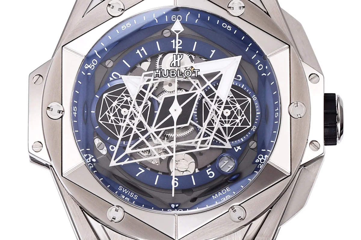 Big Bang Sang Bleu II Blue Dial in Titanium