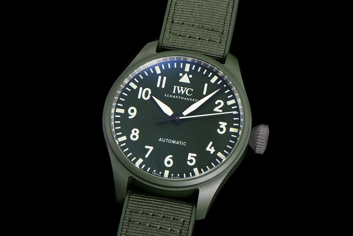 Big Pilot’s Watch 43 IW329802 Top Gun Edition Woodland