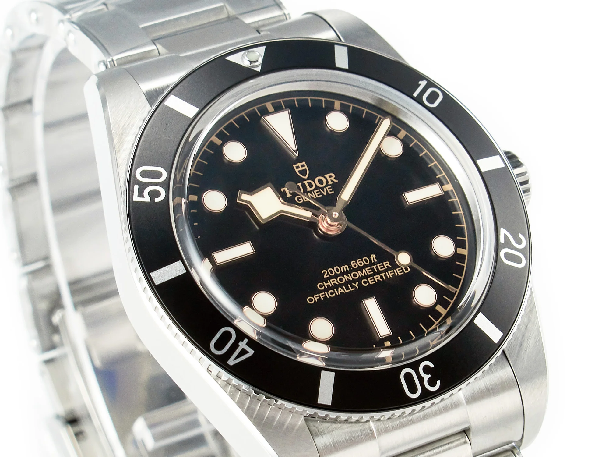 Black Bay 54 37mm SS ZF 1:1 Best Edition Black Dial on SS Bracelet A2824