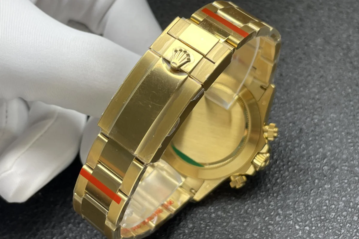Blaken Daytona “Cards” White/Green Dial in Yellow Gold