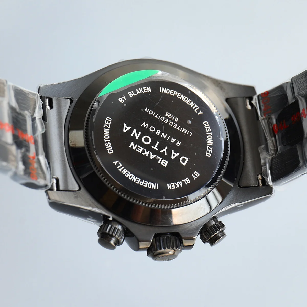 Blaken Daytona Matt Black with Orange Tachymeter
