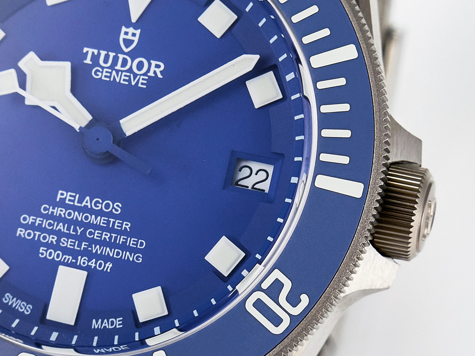 Blue Pelagos XF 1:1 Best Edition on Titanium Bracelet A2824 V5