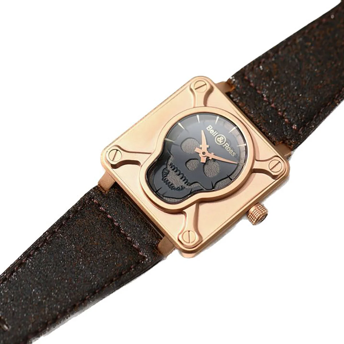 BR 01 Skull Bronze Black