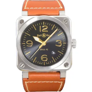 BR 03-92 Black Sunburst Dial