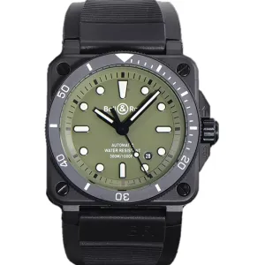BR 03-92 Green Dial in PVD