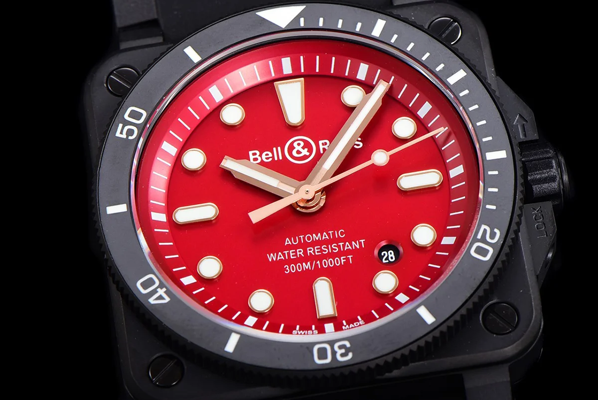 BR 03-92 Red Dial in PVD
