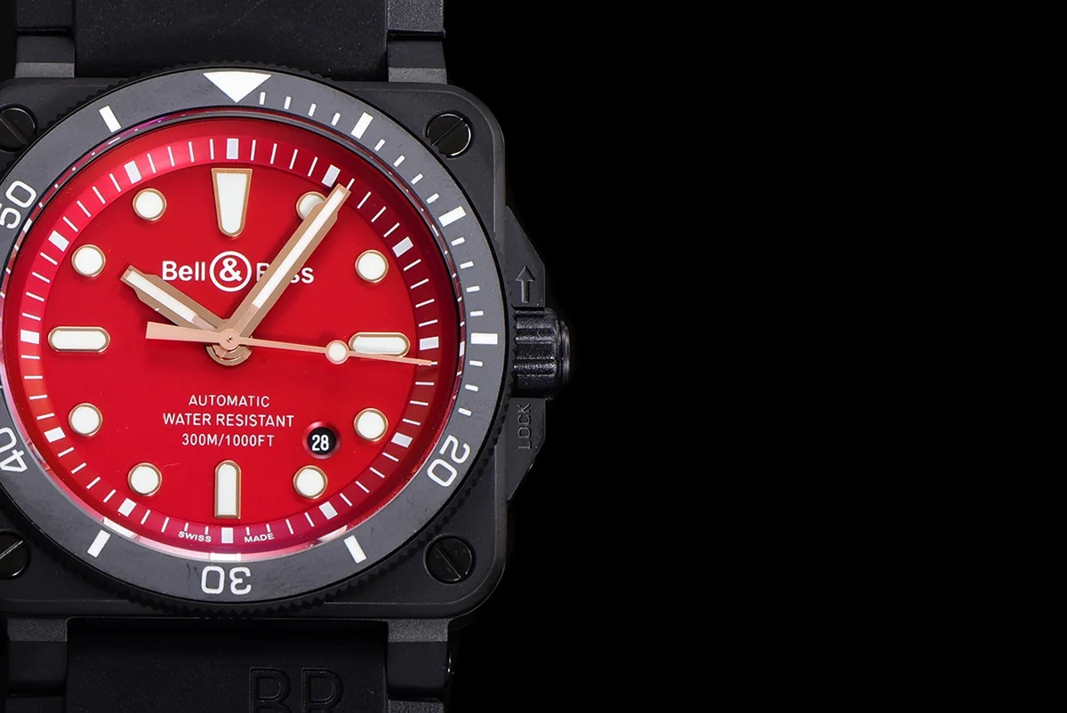BR 03-92 Red Dial in PVD