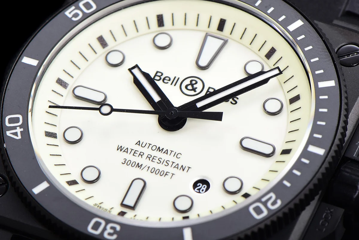 BR 03-92 White Dial in PVD