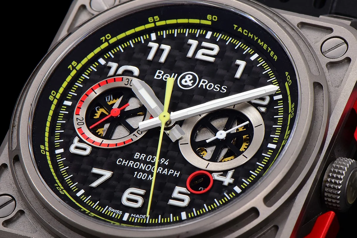 BR 03-94 Chrono Black Dial