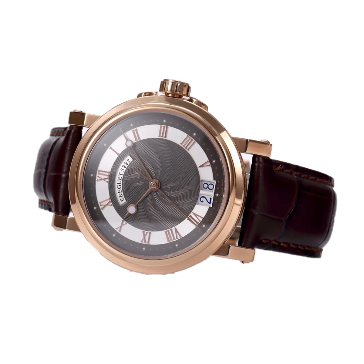 Breguet Marine Automatic Big Date 5817 Brown Dial Watch in Rose Gold