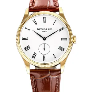 Calatrava 5119G White Dial in Yellow Gold