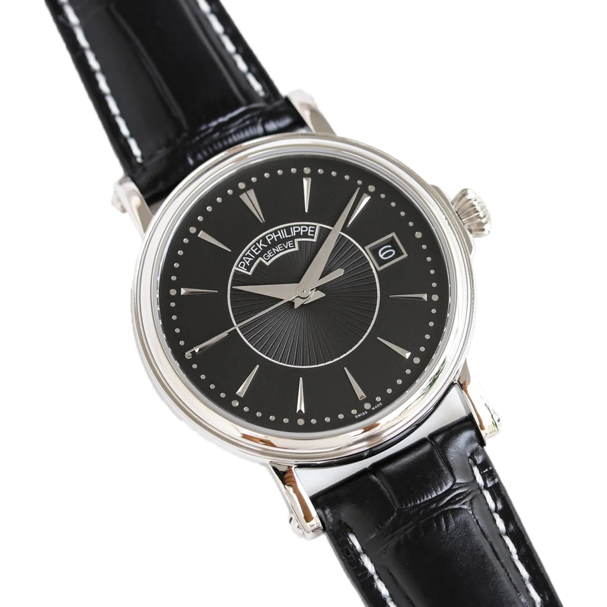 Calatrava 5153 Black Dial in White Gold