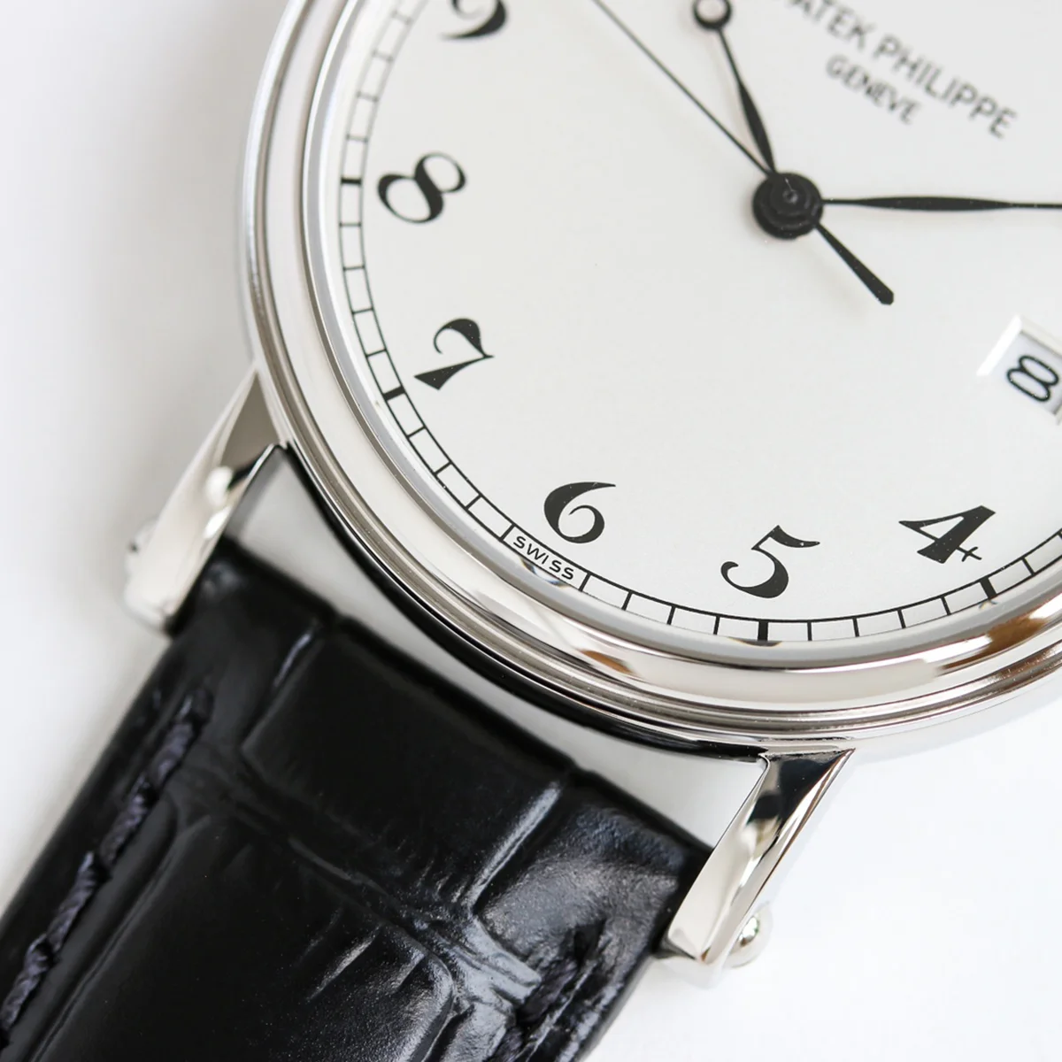 Calatrava 5153G-012 White Dial in White Gold