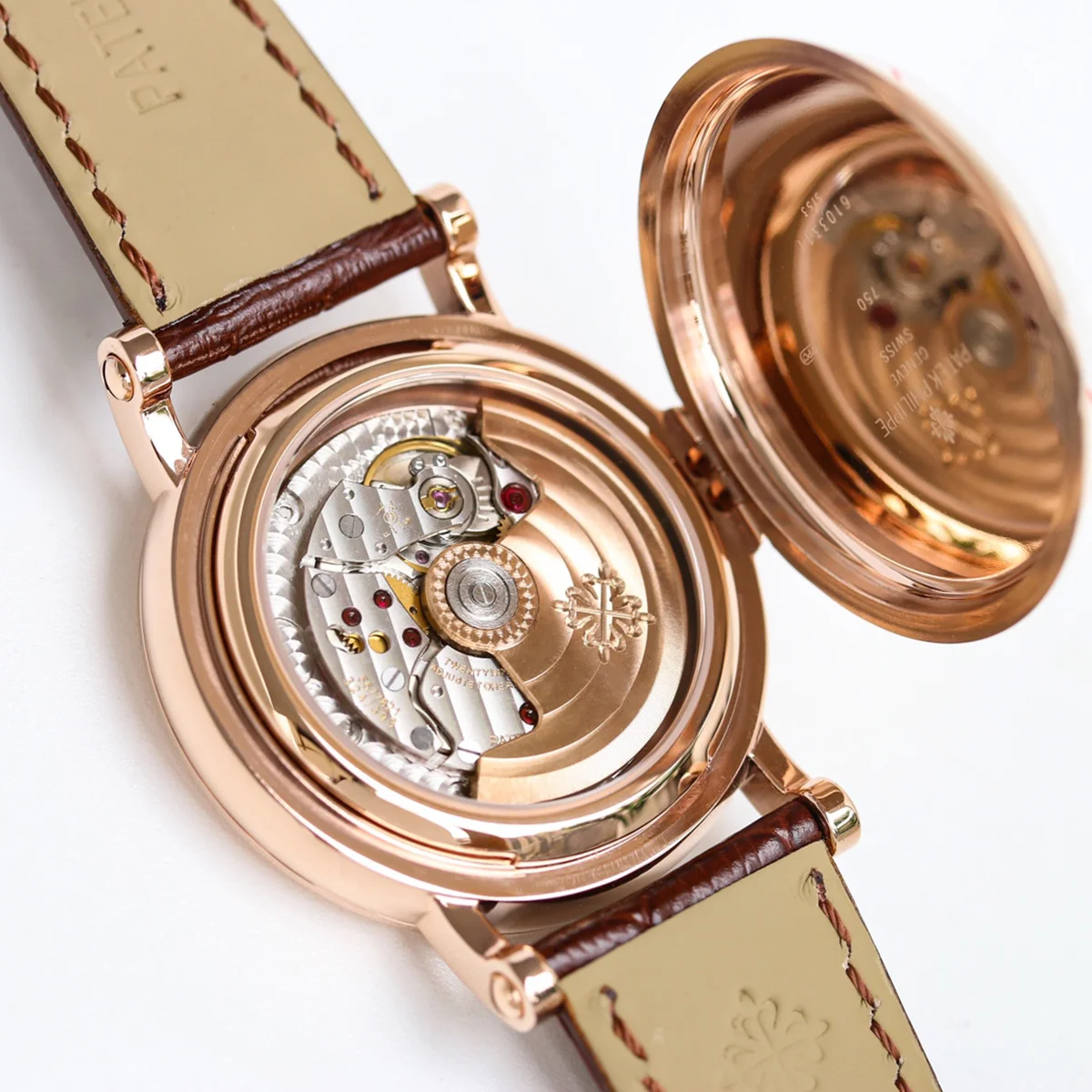 Calatrava 5153J-011 White Dial in Pink Gold