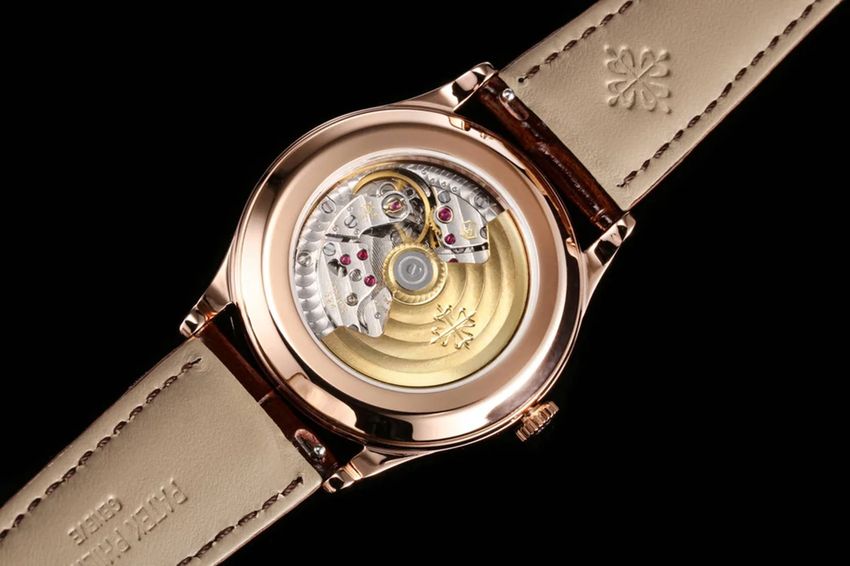 Calatrava 6119R White Dial in Pink Gold