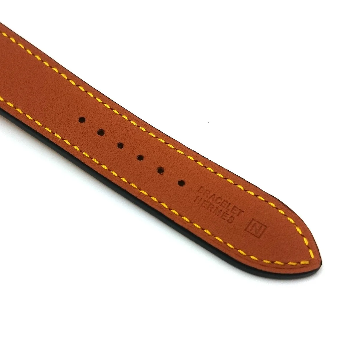 Cape Cod GM Quartz Rose Gold with Diamond Bezel on Yellow Fjord Leather Strap