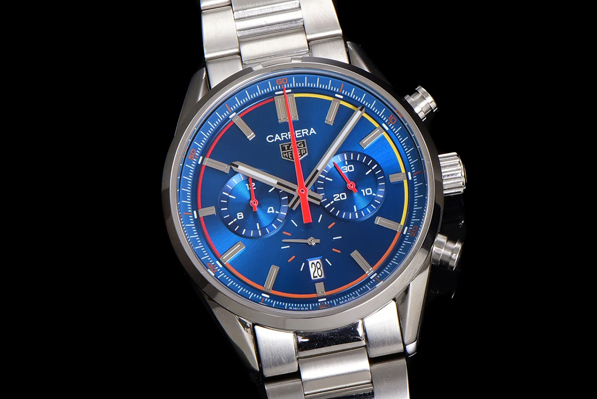 Carrera Chronograph 42 Blue Dial