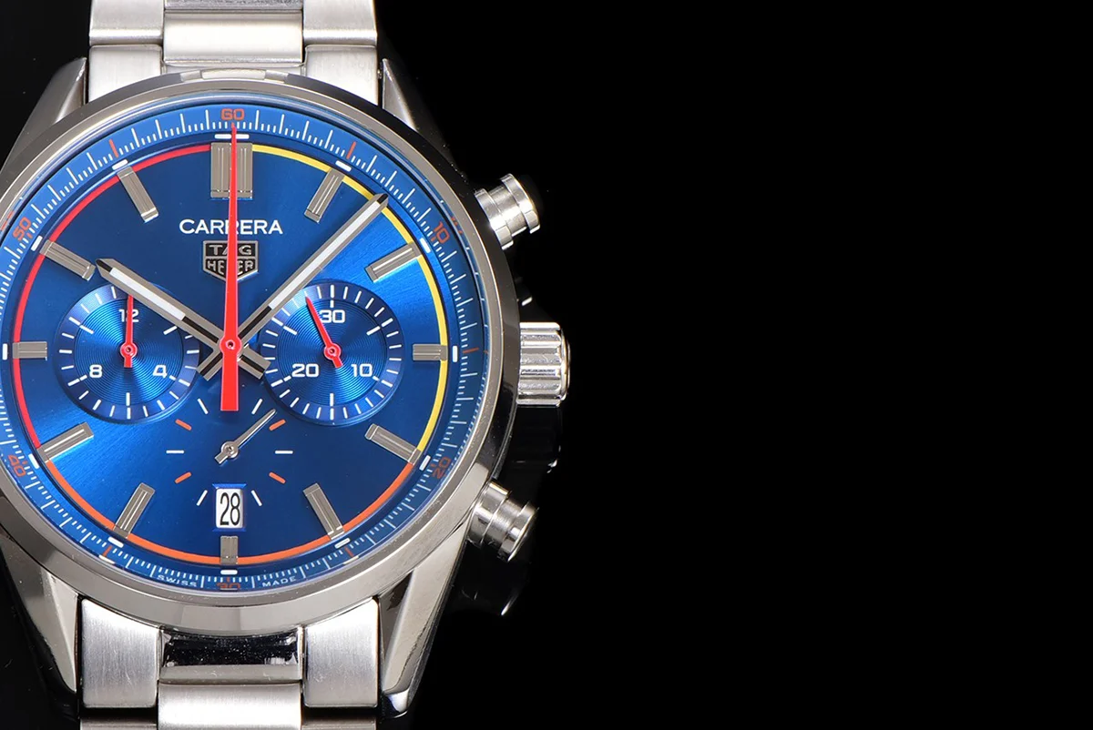 Carrera Chronograph 42 Blue Dial