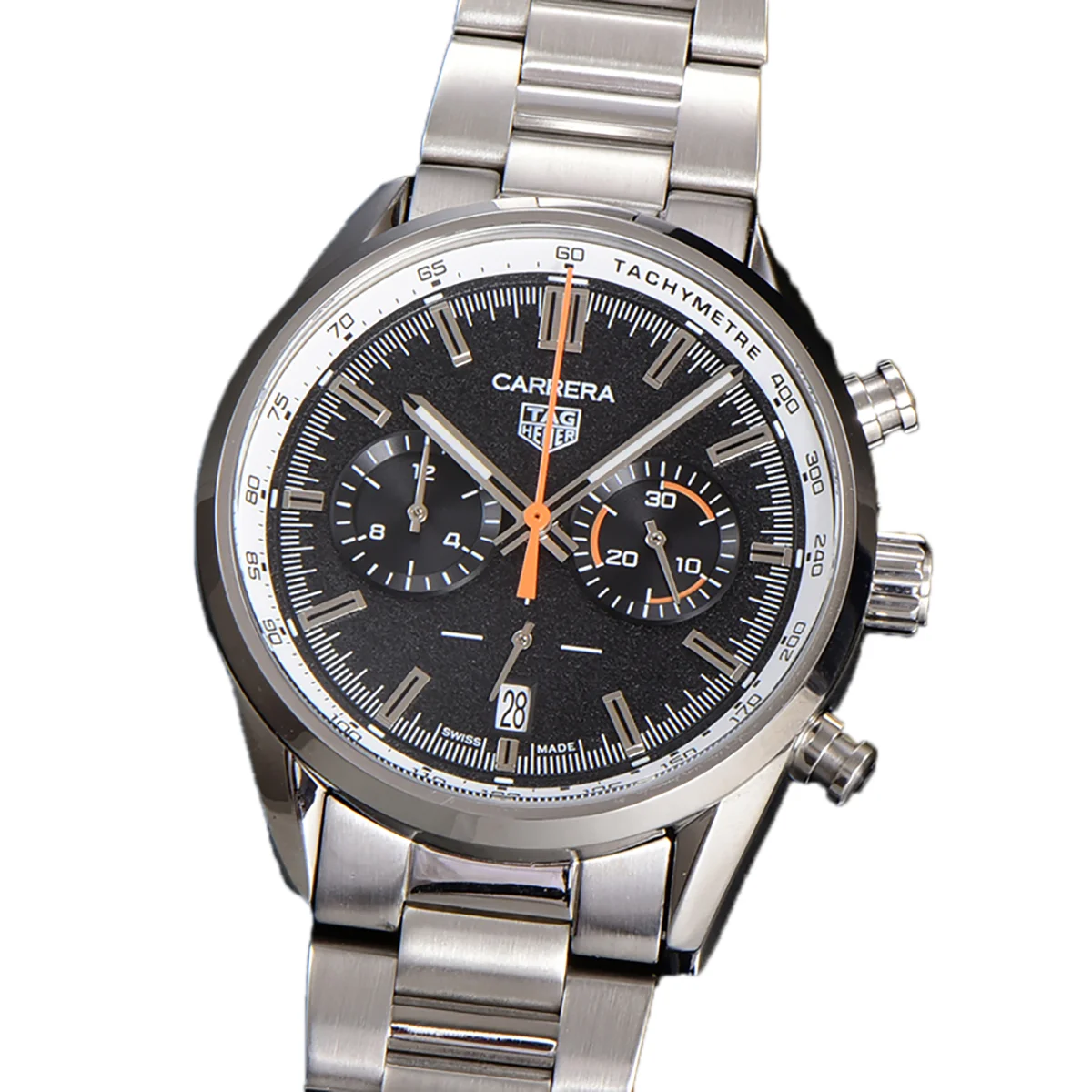 Carrera Chronograph 43 Black Dial