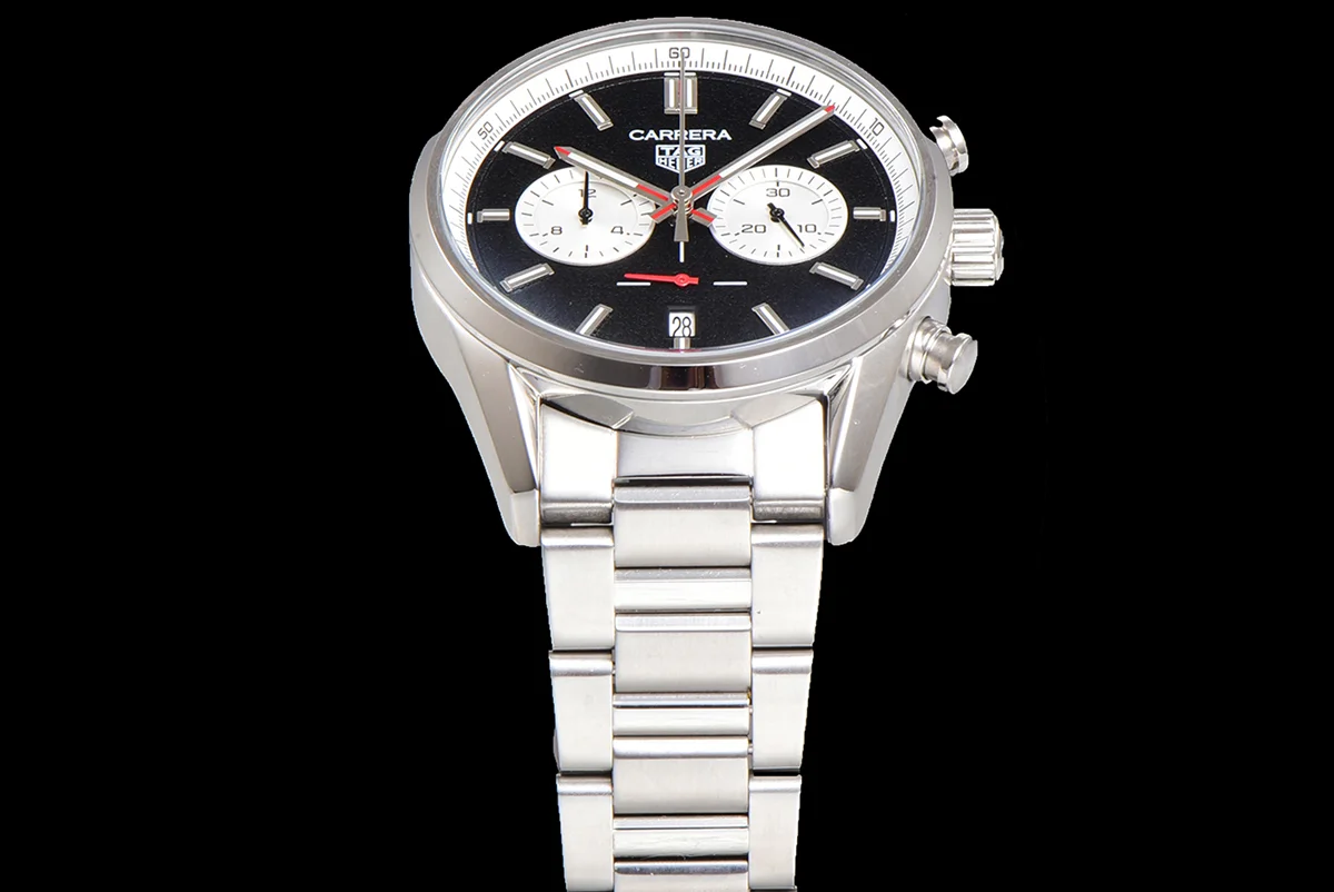 Carrera Chronograph 43 Black Dial