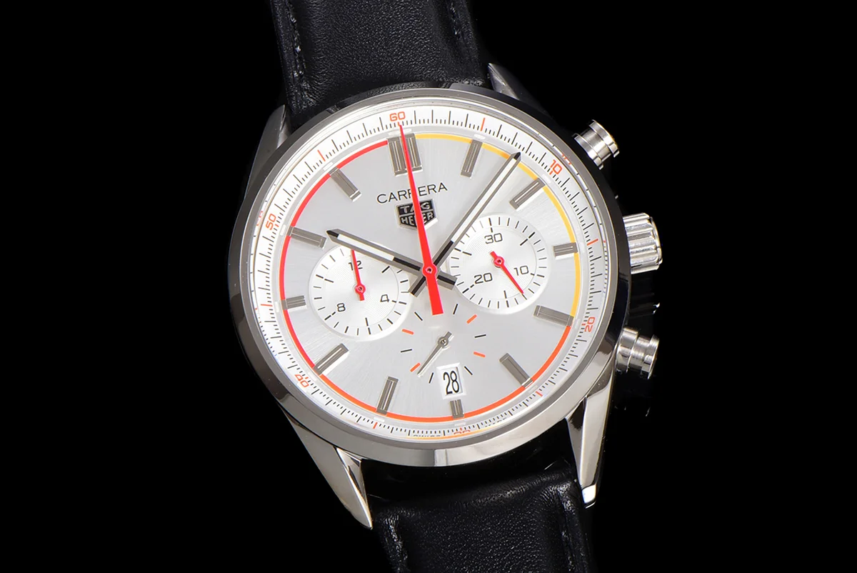 Carrera Chronosprint X Porsche 42 on Leather Strap