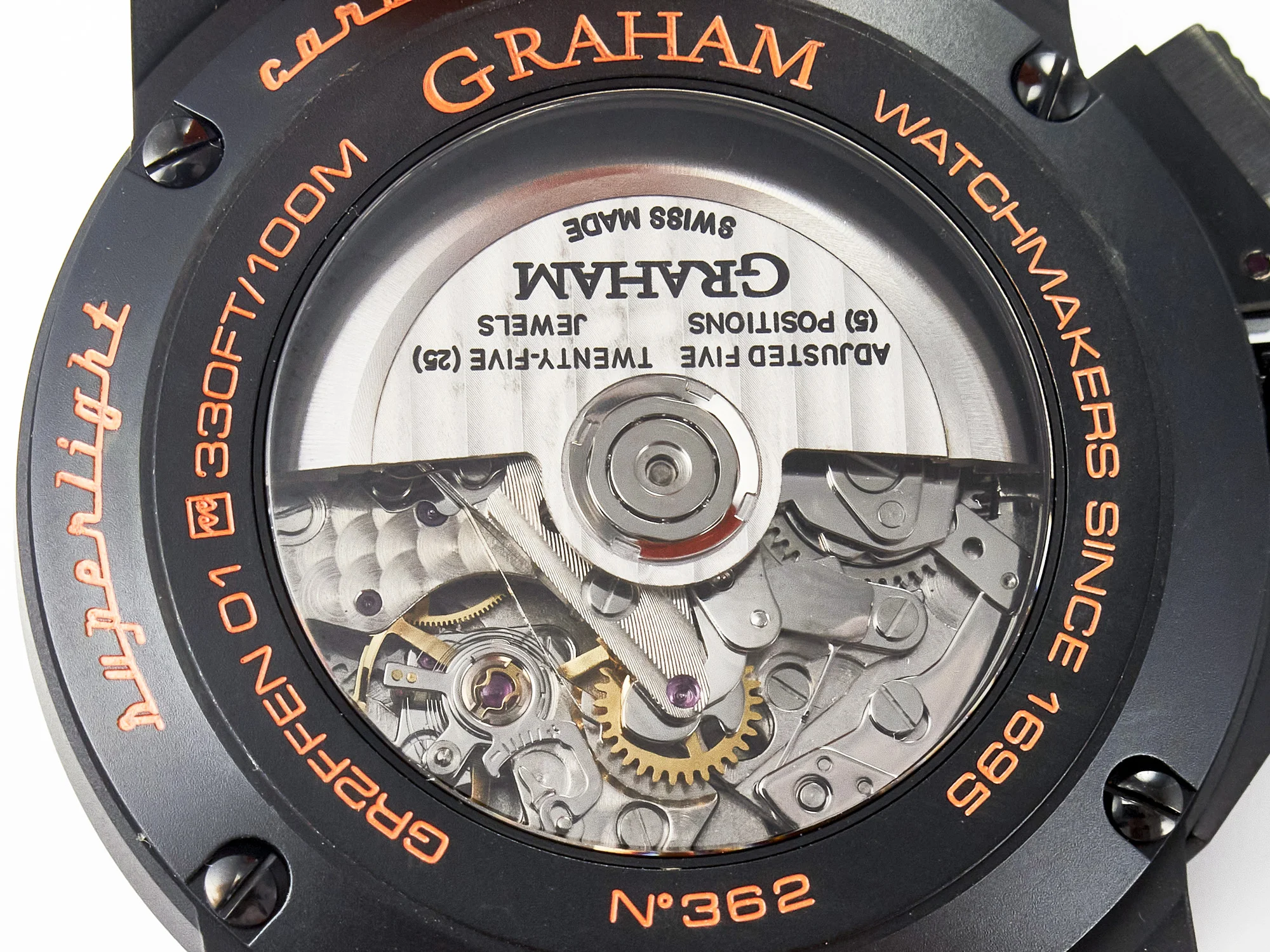 Chronofighter Superlight JKF 1:1 Best Edition on Orange Rubber Strap A7750