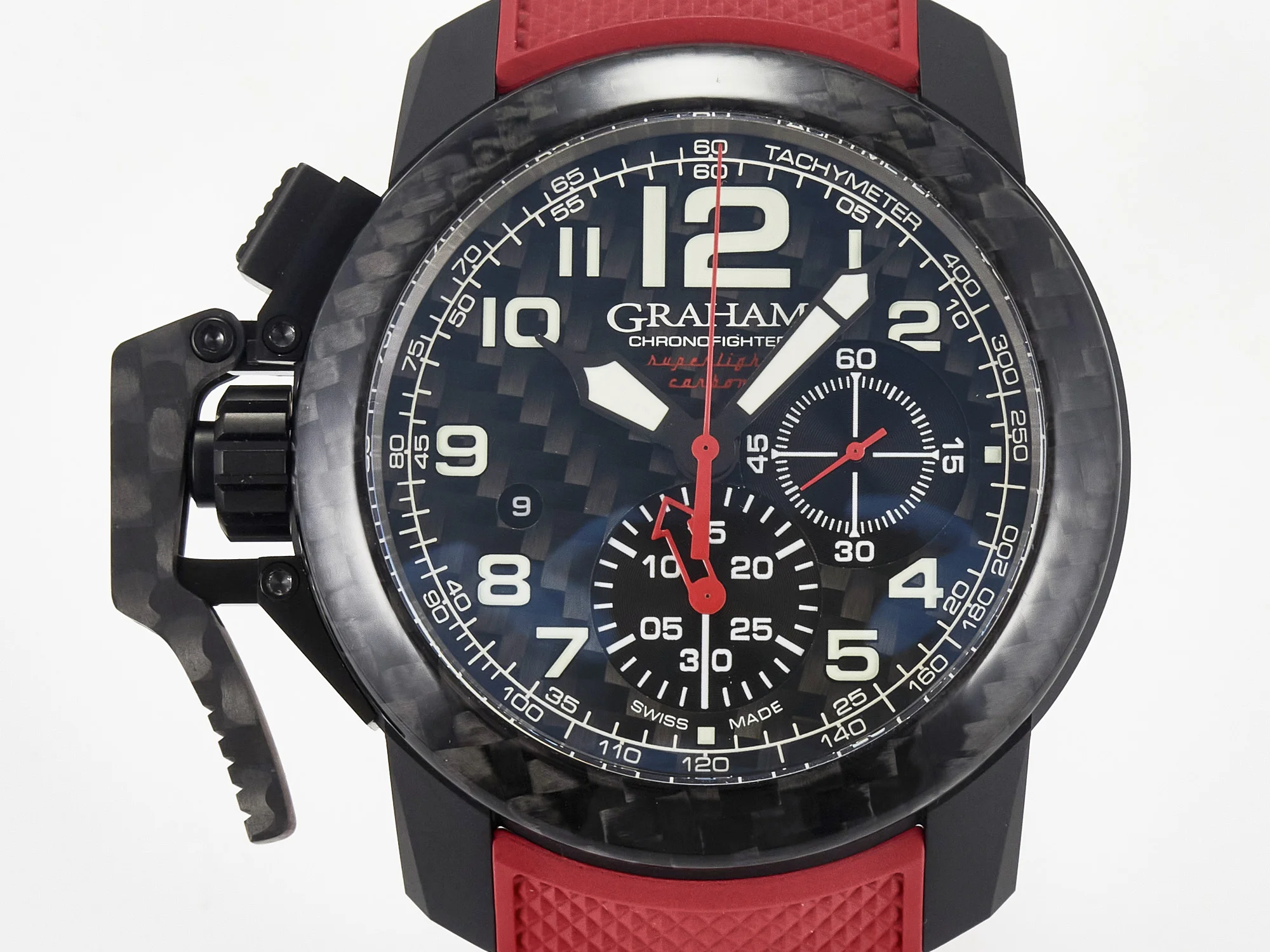 Chronofighter Superlight JKF 1:1 Best Edition on Red Rubber Strap A7750