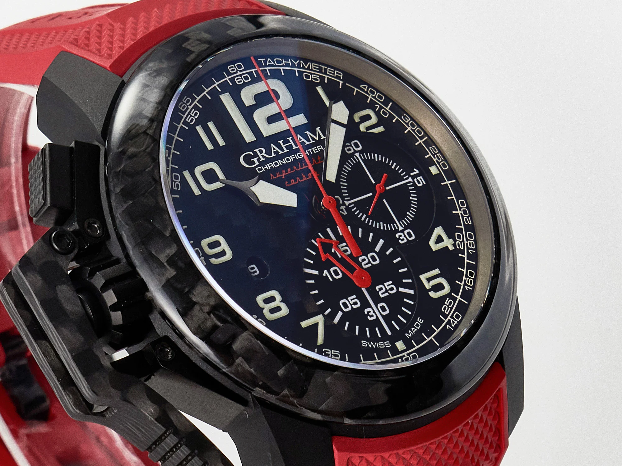 Chronofighter Superlight JKF 1:1 Best Edition on Red Rubber Strap A7750