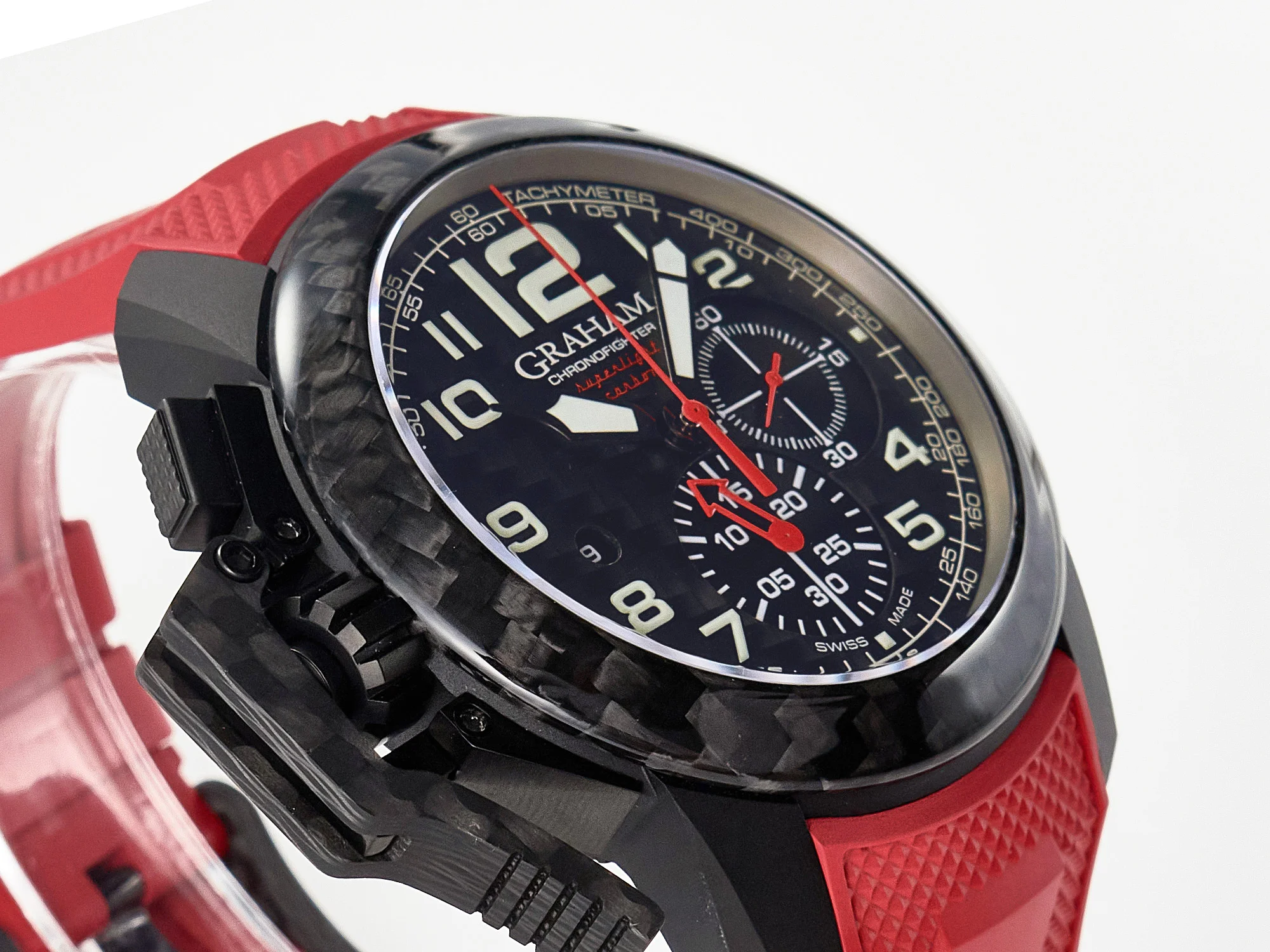Chronofighter Superlight JKF 1:1 Best Edition on Red Rubber Strap A7750