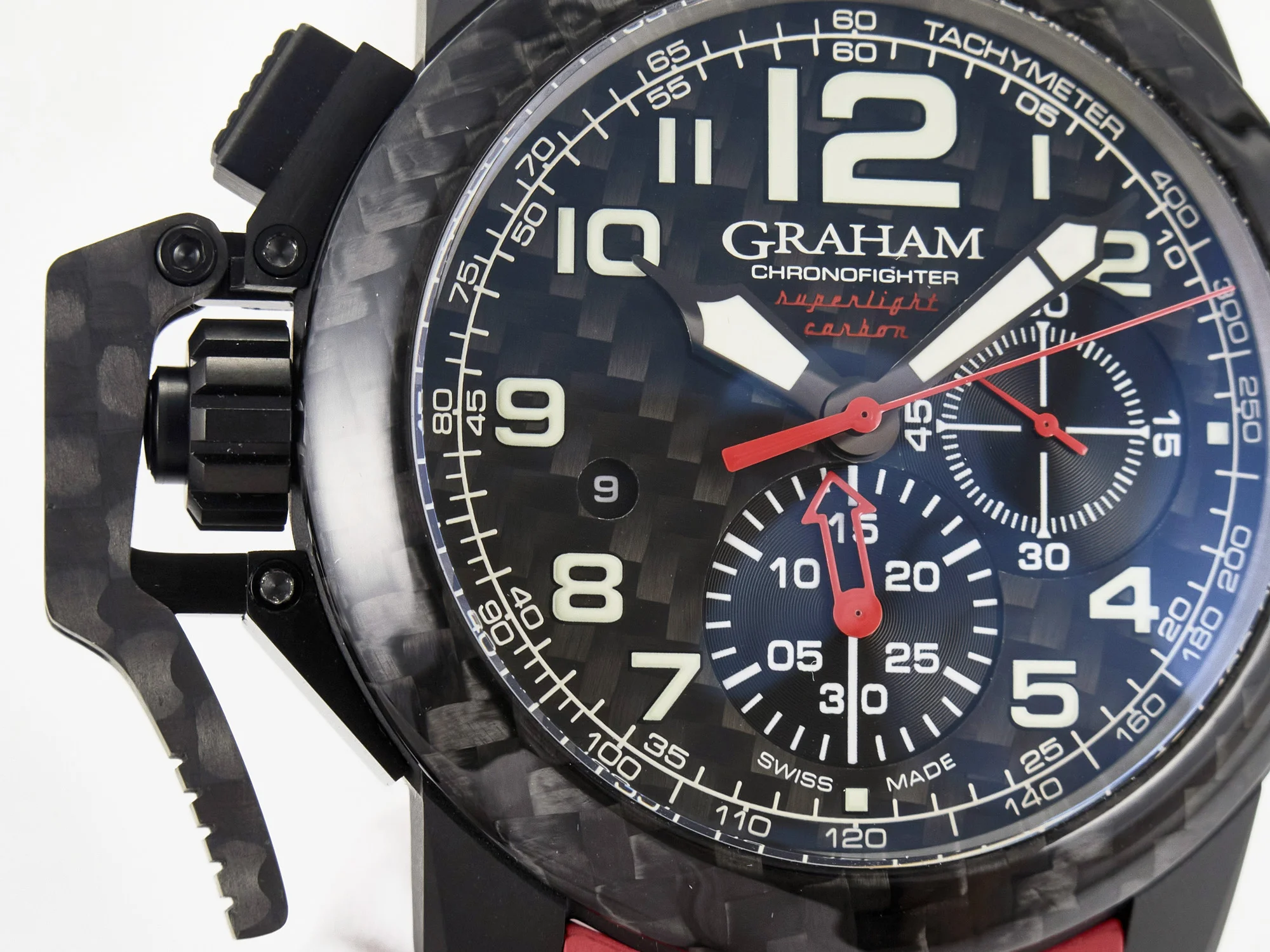 Chronofighter Superlight JKF 1:1 Best Edition on Red Rubber Strap A7750