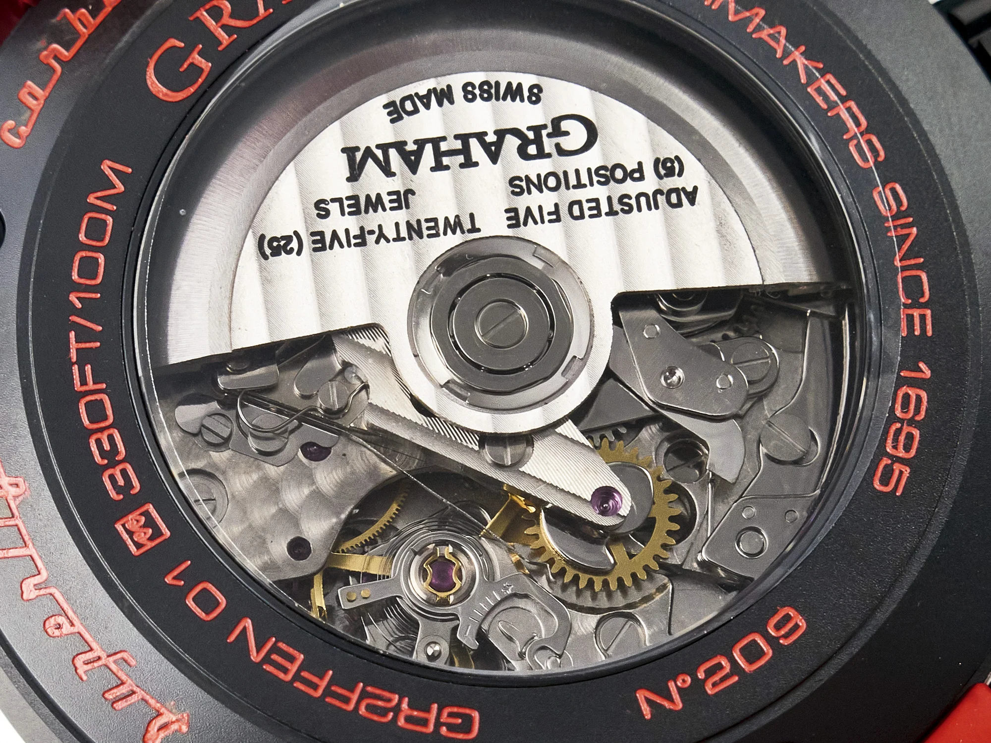 Chronofighter Superlight JKF 1:1 Best Edition on Red Rubber Strap A7750
