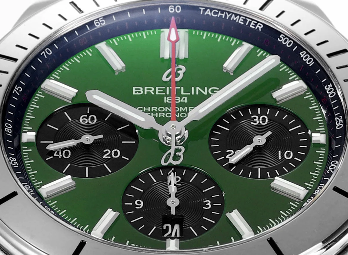 Chronomat B01 42 Green Dial Ref. AB0134101L1A1