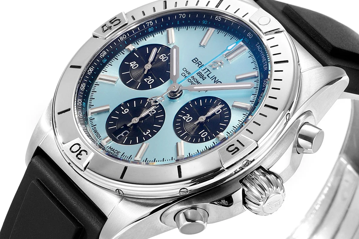 Chronomat B01 42 Light Blue Dial Ref. PB0134101C1S1