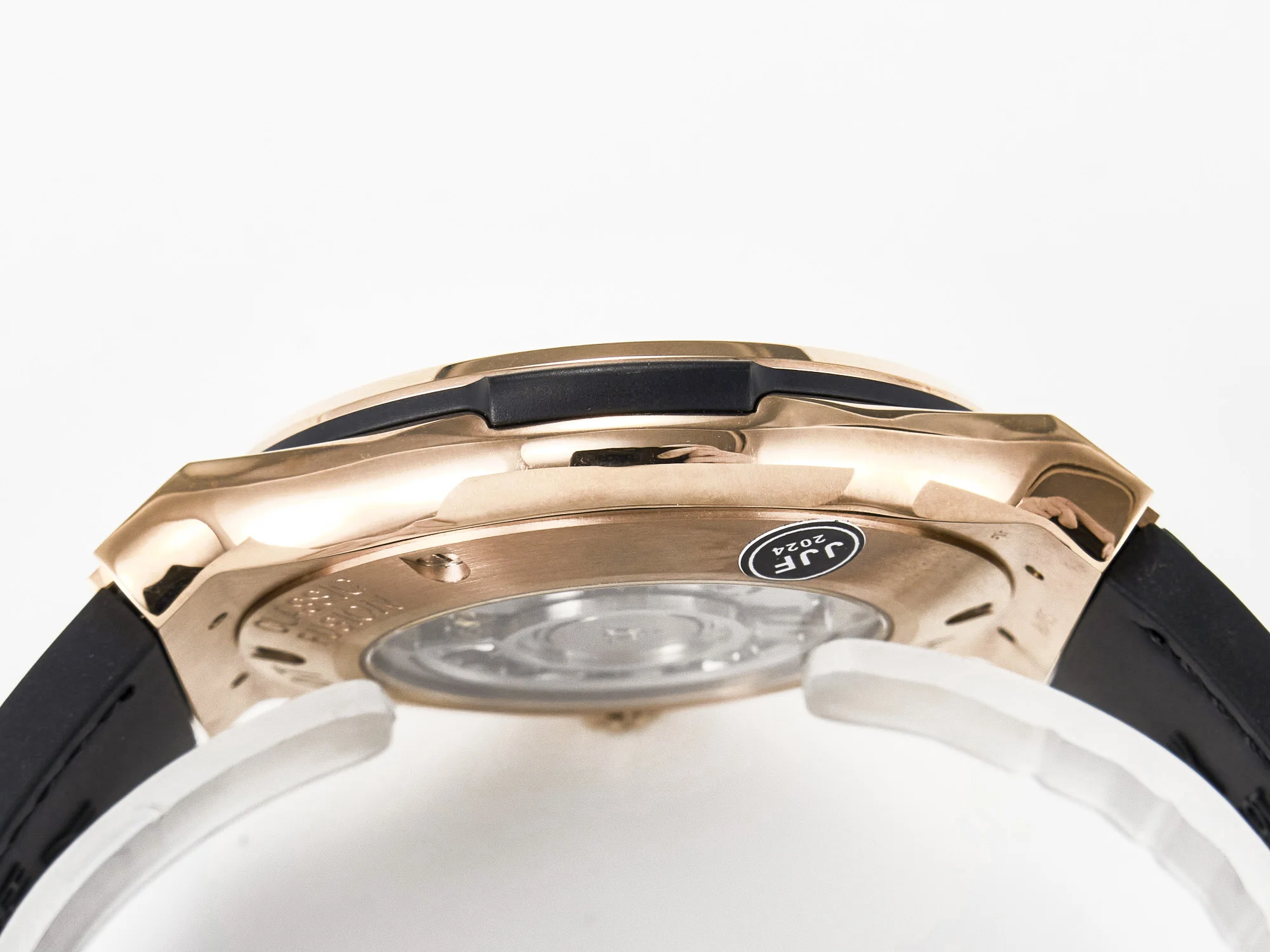 Classic Fusion 42mm RG JJF 1:1 Best Edition Green Dial on Green Gummy Leather Strap