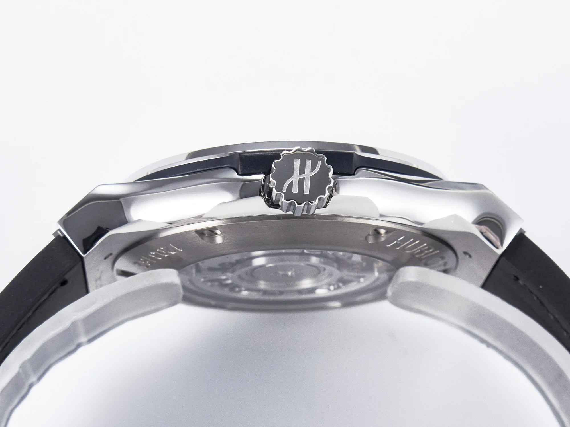 Classic Fusion 42mm SS JJF 1:1 Best Edition Gray Dial on Black Gummy Leather Strap