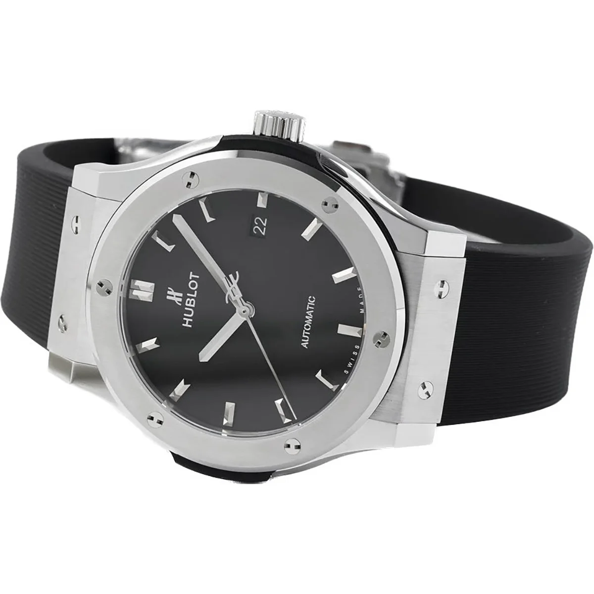 Classic Fusion Automatic 42mm Black Dial on Rubber Strap