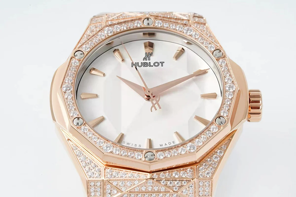 Classic Fusion Orlinski King Gold Alternative Pave 40mm White Dial