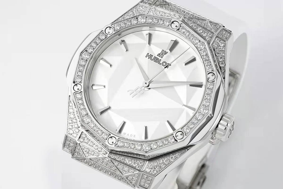 Classic Fusion Orlinski Titanium White Alternative Pave 40mm White Dial